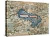 The Caspian Sea from World Map by Camaldolese Monk Fra Mauro, 1449-null-Stretched Canvas