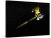 The Cassini Spacecraft in Orbit-null-Stretched Canvas