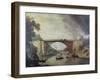 The Cast Iron Bridge Near Coalbrookdale, C.1780-William Williams-Framed Giclee Print