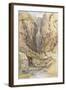 The Castalian Spring, Delphi, C.1895-John Fulleylove-Framed Giclee Print