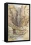 The Castalian Spring, Delphi, C.1895-John Fulleylove-Framed Stretched Canvas