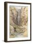 The Castalian Spring, Delphi, C.1895-John Fulleylove-Framed Giclee Print