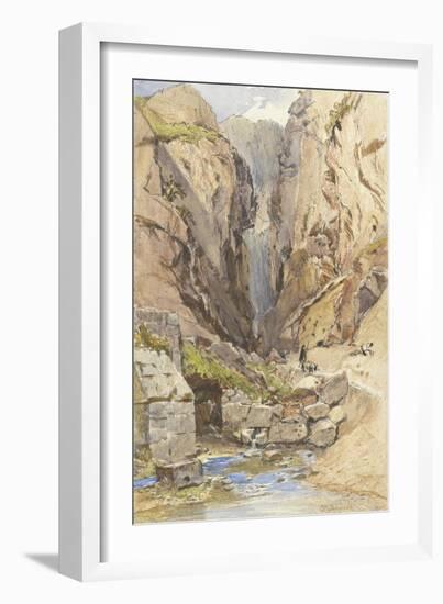 The Castalian Spring, Delphi, C.1895-John Fulleylove-Framed Giclee Print