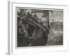 The Castaway Smack Columbine, Elizabeth Mouat Lashed to the Deck-William Heysham Overend-Framed Giclee Print