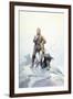 The Castaways Await-Newell Convers Wyeth-Framed Art Print