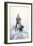 The Castaways Await-Newell Convers Wyeth-Framed Art Print