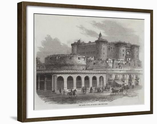 The Castel Nuovo, at Naples-Samuel Read-Framed Giclee Print