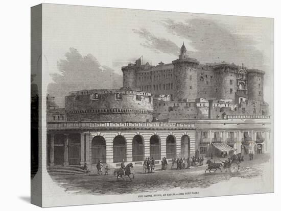 The Castel Nuovo, at Naples-Samuel Read-Stretched Canvas