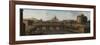 The Castel St.Angelo, Rome, with the Ponte St. Angelo-Canaletto-Framed Giclee Print