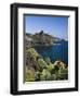 The Castle and Coastline, Aci Castello, Sicily, Italy, Mediterranean, Europe-Stuart Black-Framed Photographic Print