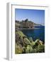 The Castle and Coastline, Aci Castello, Sicily, Italy, Mediterranean, Europe-Stuart Black-Framed Photographic Print