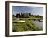 The Castle and Estuary at Laugharne, Carmarthenshire, Wales, United Kingdom-Rob Cousins-Framed Photographic Print