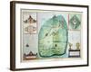 The Castle and Observatory of Uraniborg on the Island of Hven-null-Framed Giclee Print