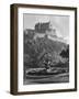 The Castle and Ross Fountain, Edinburgh, 1924-1926-Alfred Hind Robinson-Framed Giclee Print