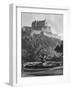 The Castle and Ross Fountain, Edinburgh, 1924-1926-Alfred Hind Robinson-Framed Giclee Print