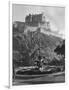 The Castle and Ross Fountain, Edinburgh, 1924-1926-Alfred Hind Robinson-Framed Giclee Print