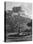 The Castle and Ross Fountain, Edinburgh, 1924-1926-Alfred Hind Robinson-Stretched Canvas