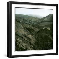 The Castle and the Motte D'Aveillans, La Motte-Les-Bains (Isère, France), around 1900-Leon, Levy et Fils-Framed Photographic Print