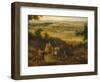 The Castle and Village of Versailles-F. Muller-Framed Giclee Print