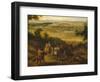 The Castle and Village of Versailles-F. Muller-Framed Giclee Print