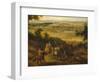 The Castle and Village of Versailles-F. Muller-Framed Giclee Print