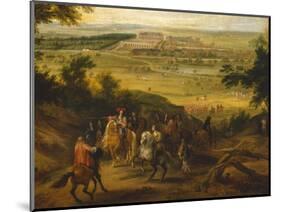 The Castle and Village of Versailles-F. Muller-Mounted Giclee Print