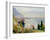 The Castle at Chillon-John William Inchbold-Framed Giclee Print