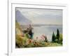 The Castle at Chillon-John William Inchbold-Framed Giclee Print