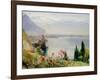 The Castle at Chillon-John William Inchbold-Framed Giclee Print