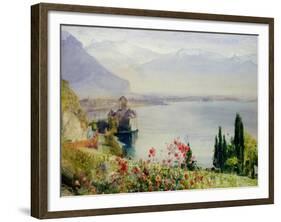 The Castle at Chillon-John William Inchbold-Framed Giclee Print