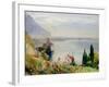 The Castle at Chillon-John William Inchbold-Framed Giclee Print