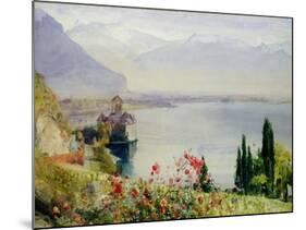 The Castle at Chillon-John William Inchbold-Mounted Giclee Print