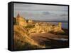 The Castle at Sunrise, St Andrews, Fife, Scotland-Mark Sunderland-Framed Stretched Canvas