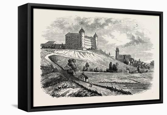 The Castle at Upsala, Sweden-null-Framed Stretched Canvas