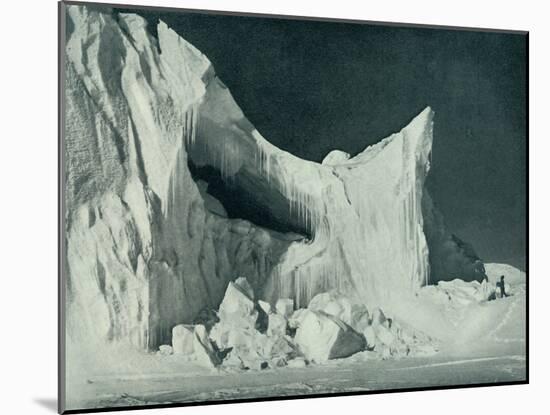 'The Castle Berg at the End of the Winter', c1911, (1913)-Herbert Ponting-Mounted Photographic Print