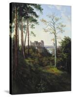 The Castle Colditz, 1828-Ernst Ferdinand Oehme-Stretched Canvas