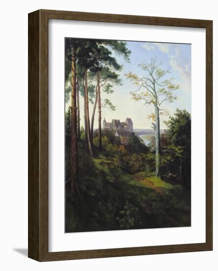 The Castle Colditz, 1828-Ernst Ferdinand Oehme-Framed Giclee Print