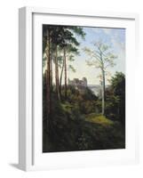 The Castle Colditz, 1828-Ernst Ferdinand Oehme-Framed Giclee Print