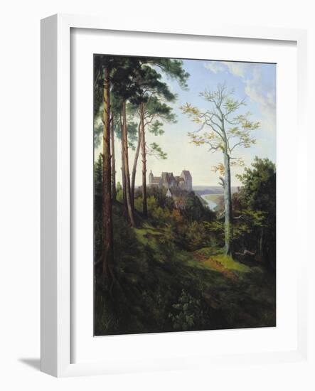 The Castle Colditz, 1828-Ernst Ferdinand Oehme-Framed Giclee Print