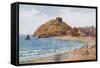 The Castle, Criccieth-Alfred Robert Quinton-Framed Stretched Canvas