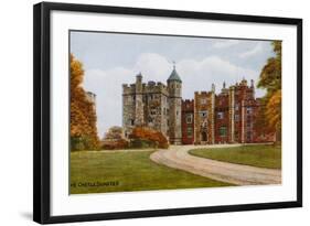 The Castle, Dunster-Alfred Robert Quinton-Framed Giclee Print