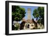 The Castle Gate (Burg Tor) in the Walls of Rothenburg Ob Der Tauber, Romantic Road, Franconia-Robert Harding-Framed Photographic Print