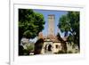 The Castle Gate (Burg Tor) in the Walls of Rothenburg Ob Der Tauber, Romantic Road, Franconia-Robert Harding-Framed Photographic Print