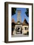 The Castle Gate (Burg Tor) in the Walls of Rothenburg Ob Der Tauber, Romantic Road, Franconia-Robert Harding-Framed Photographic Print