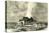 The Castle Geyser in Action 1891 Usa-null-Stretched Canvas