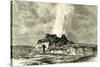 The Castle Geyser in Action 1891 Usa-null-Stretched Canvas