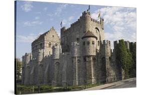 The Castle, Gravensteen, Ghent, Belgium-James Emmerson-Stretched Canvas