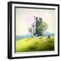 The Castle in Teplitz, Late 18th or 19th Century-Caspar David Friedrich-Framed Giclee Print