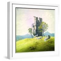 The Castle in Teplitz, Late 18th or 19th Century-Caspar David Friedrich-Framed Giclee Print