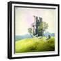 The Castle in Teplitz, Late 18th or 19th Century-Caspar David Friedrich-Framed Giclee Print